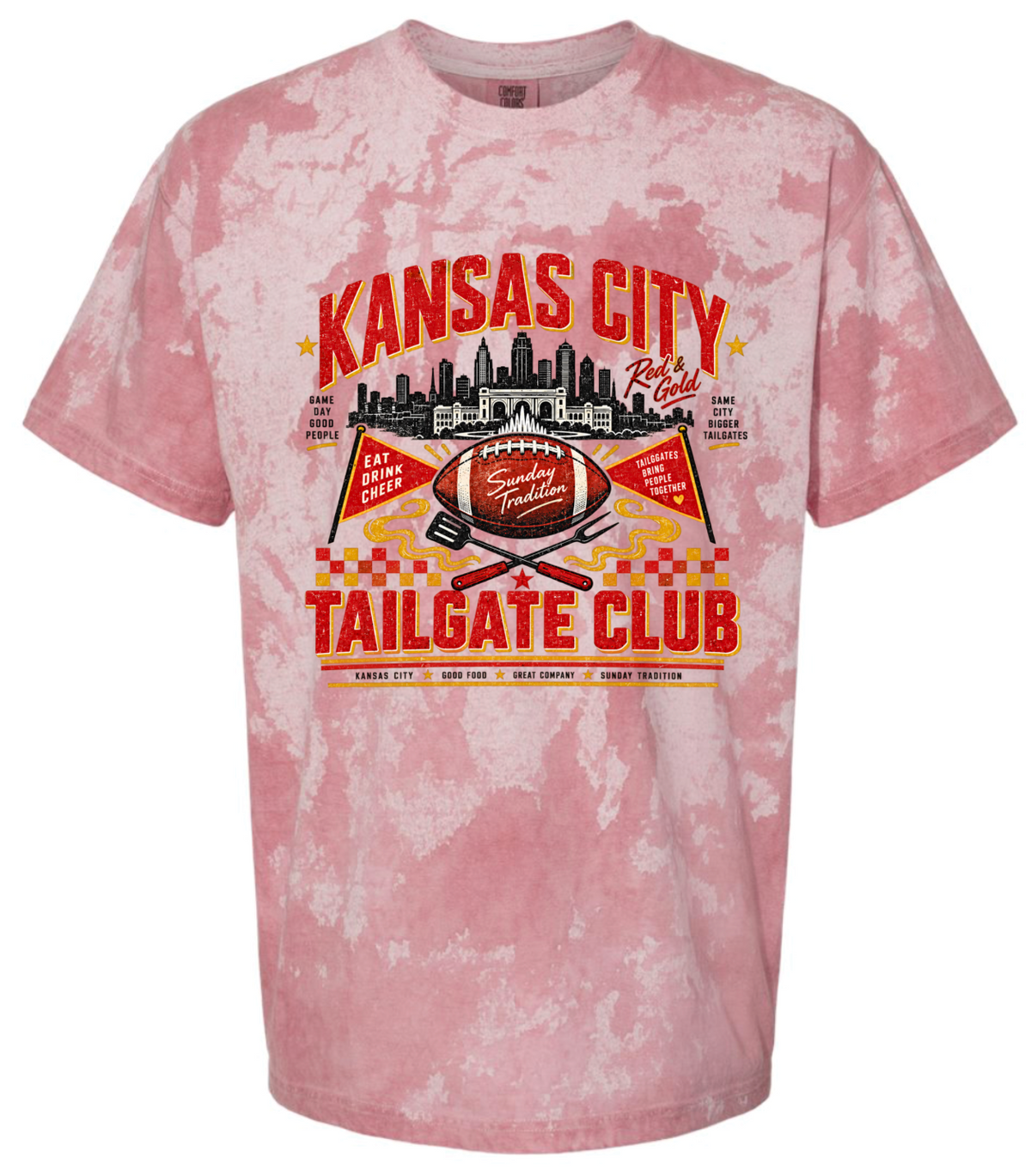 T-Shirt - Red Smoke - Tailgate