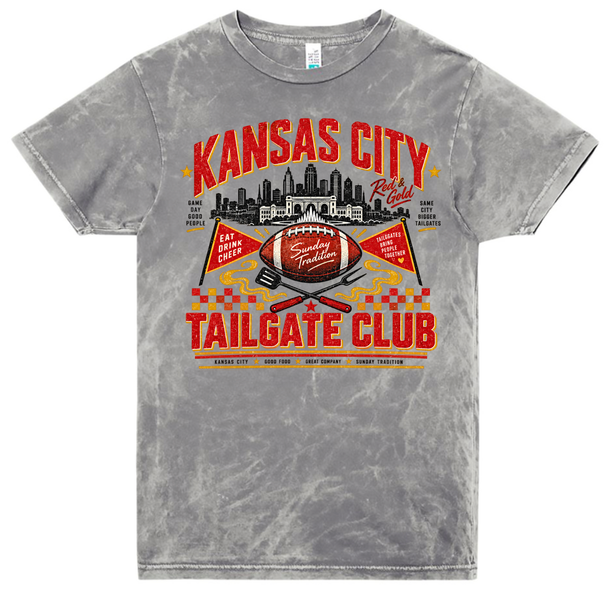 T-Shirt - Silver Acid - Tailgate