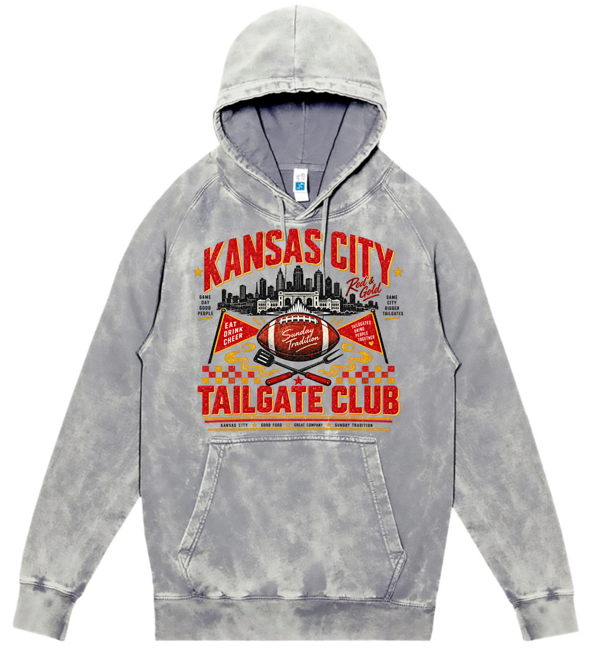Hoodie - Silver Acid - Tailgate