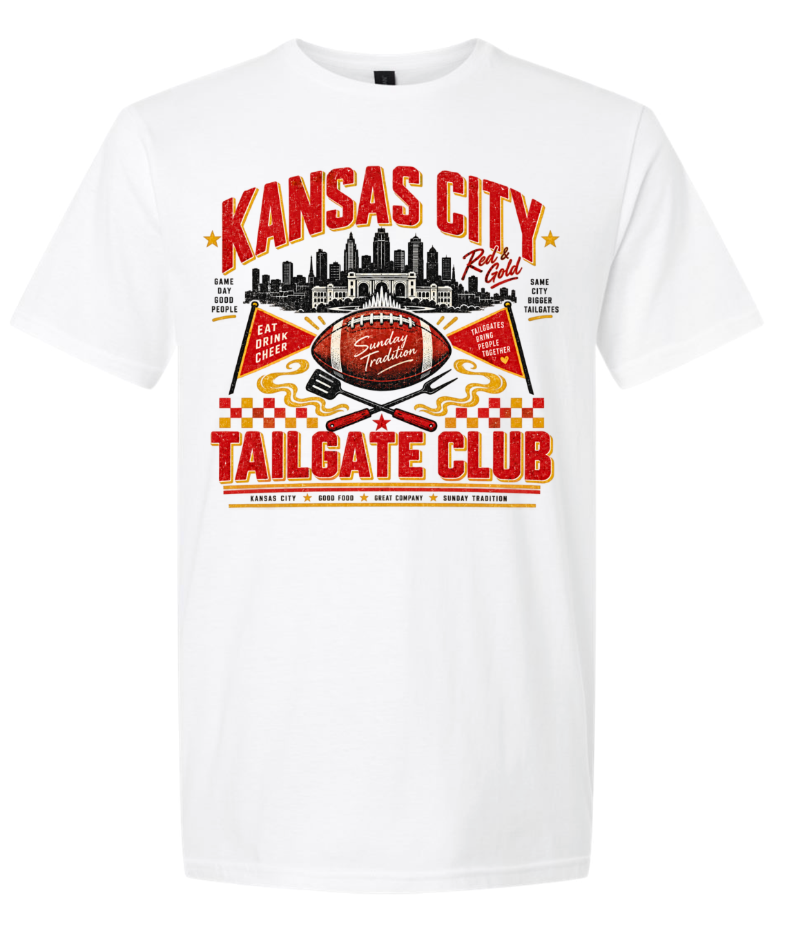 T-Shirt - White - Tailgate