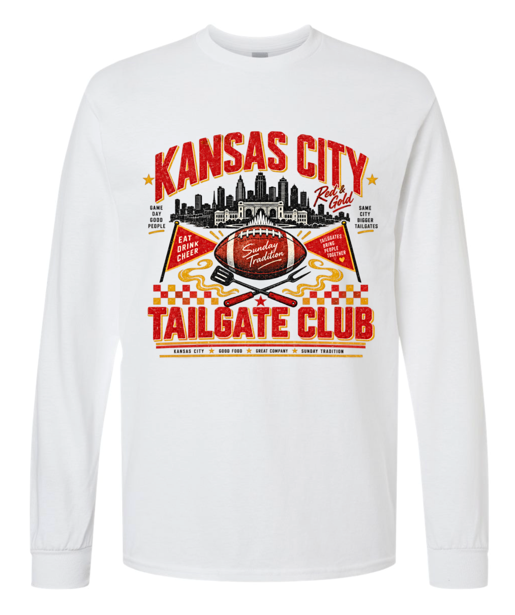 Long Sleeve - White - Tailgate