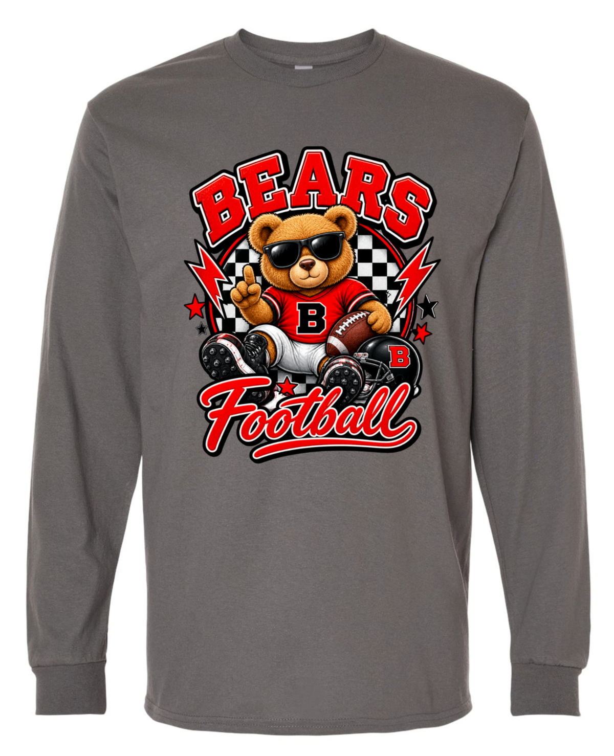 Long Sleeve - Charcoal - Teddy