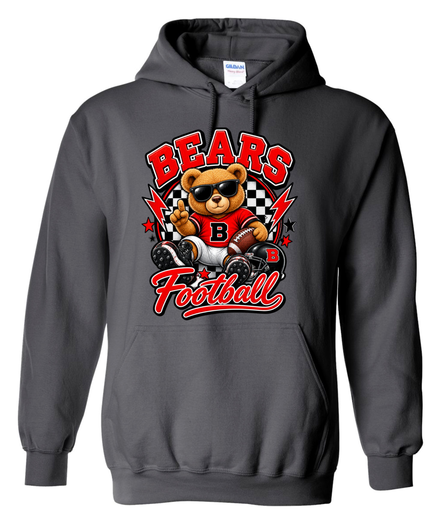 Hoodie - Charcoal - Teddy