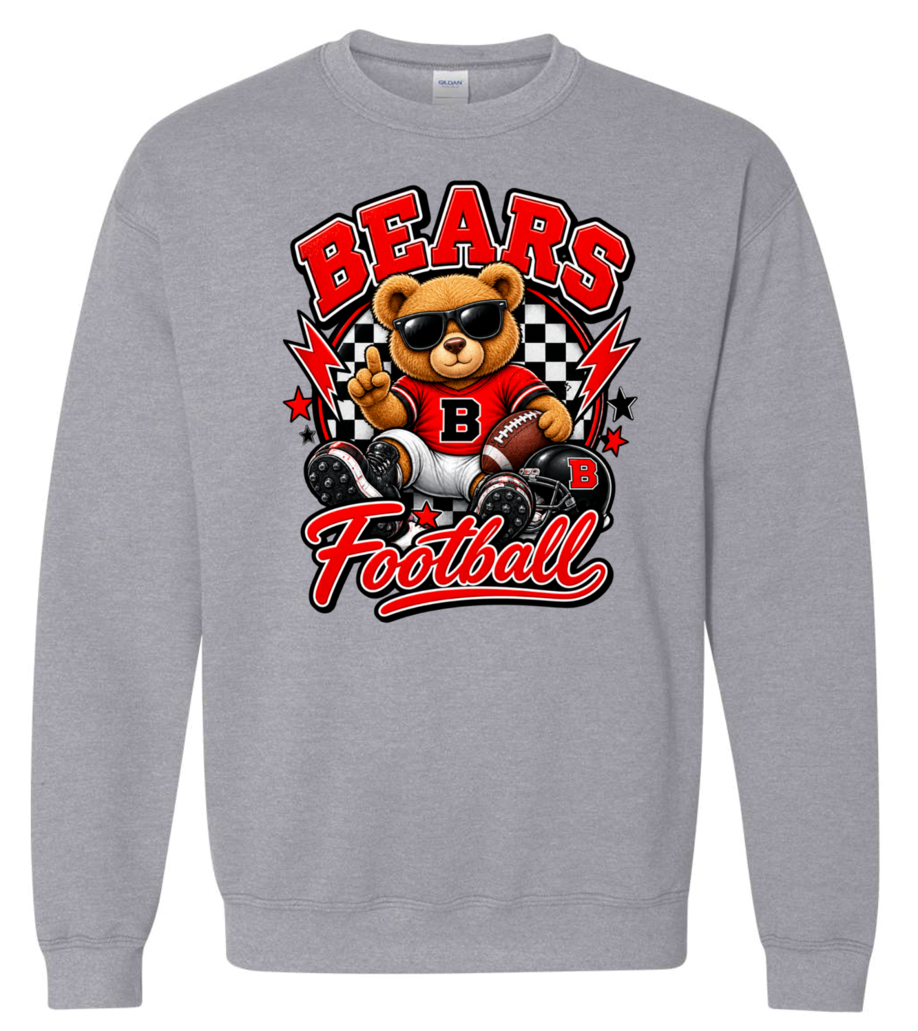 Crew Neck - Sport Grey - Teddy