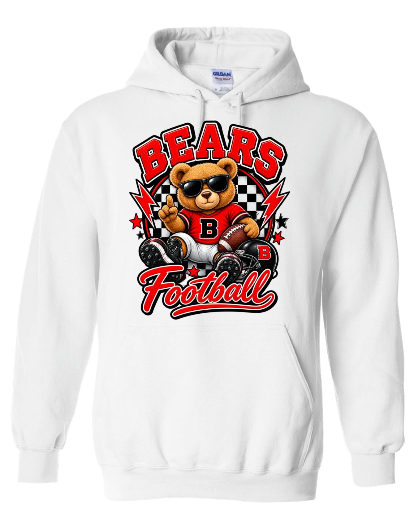 Hoodie - White - Teddy