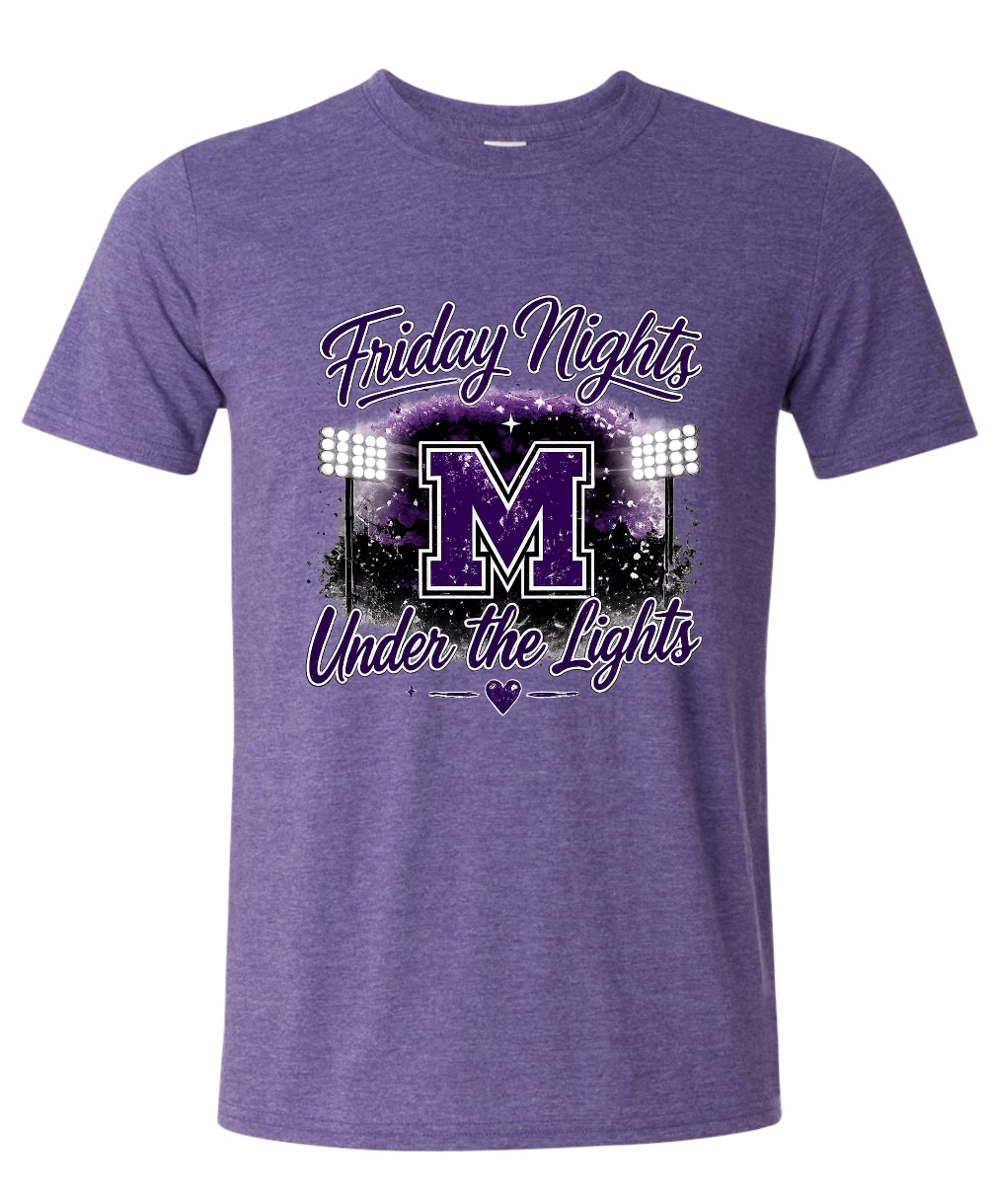 T-Shirt - Heather Purple - Under The Lights
