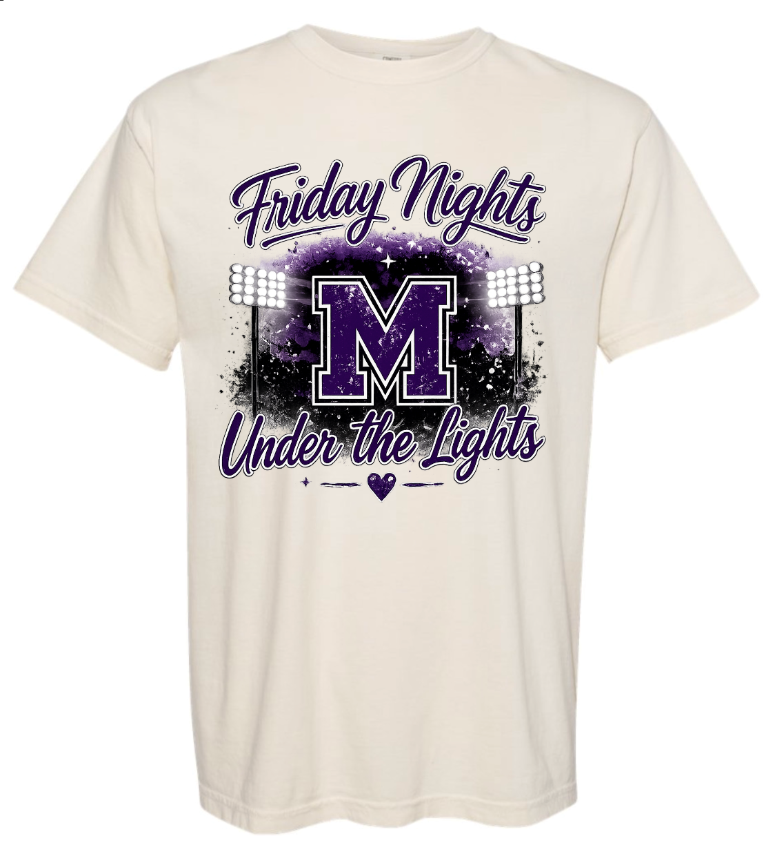 T-Shirt - Ivory - Under The Lights