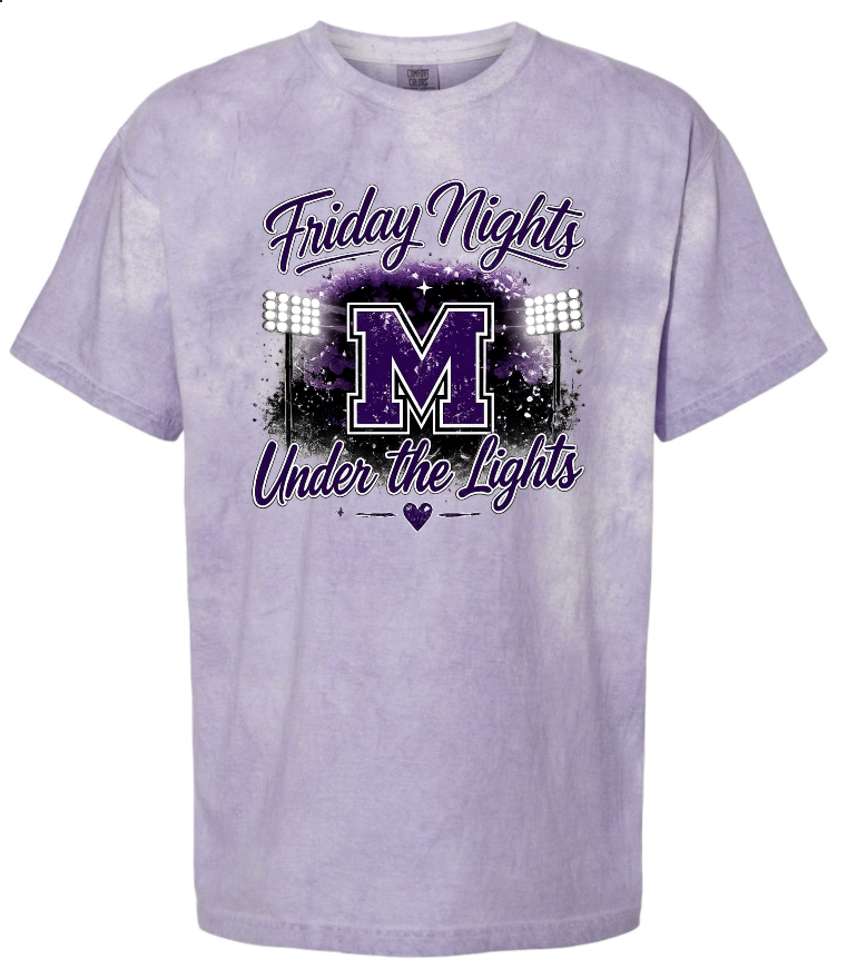 T-Shirt - Purple Smoke - Under The Lights