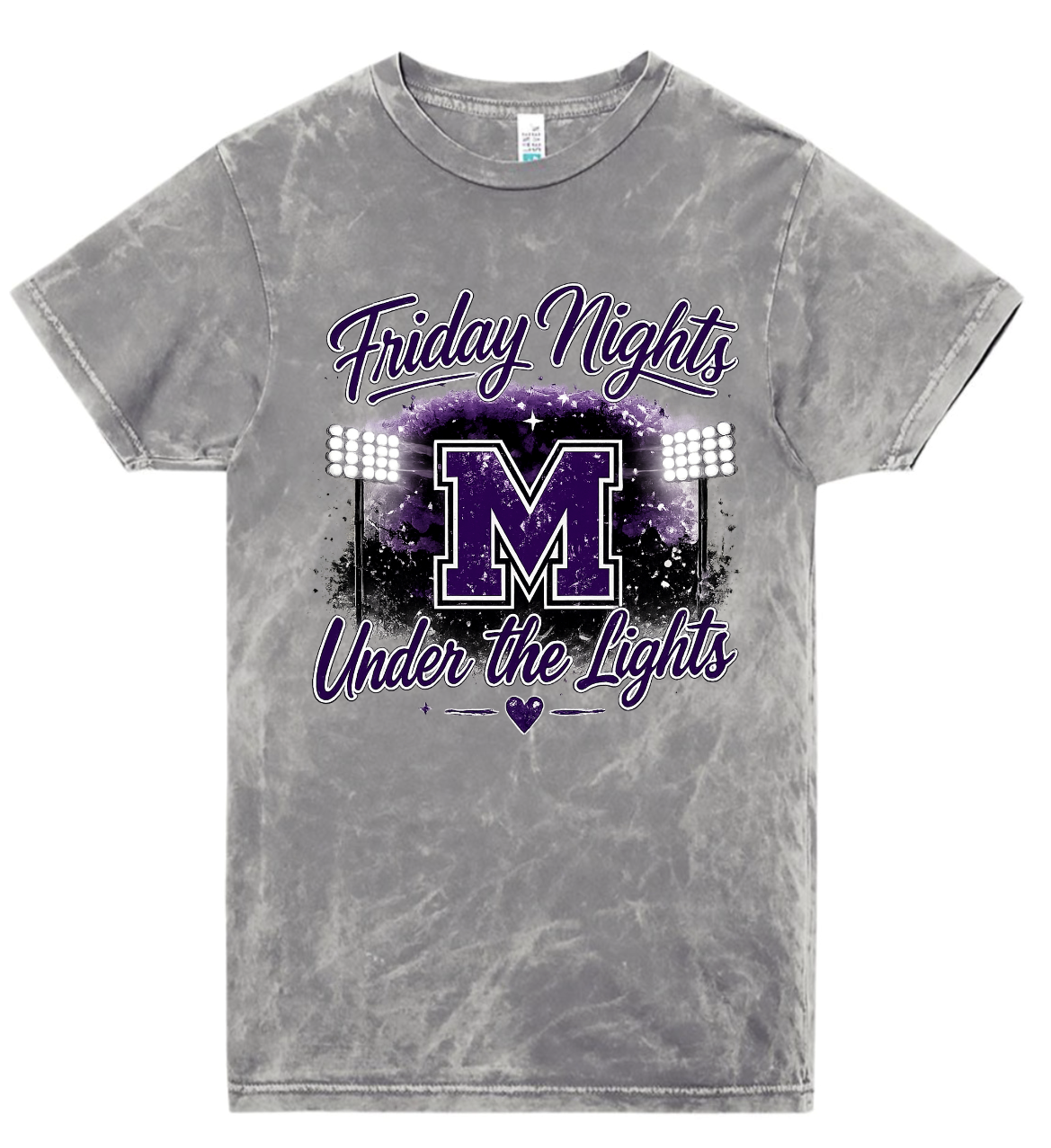 T-Shirt - Silver Acid - Under The Lights