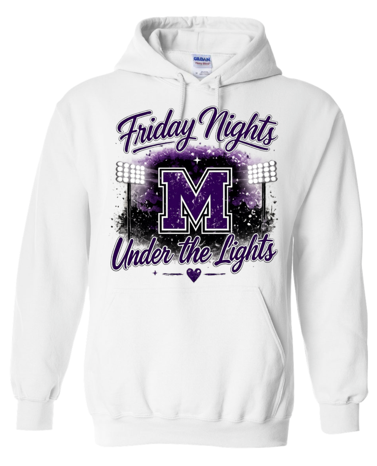 Hoodie - White - Under The Lights