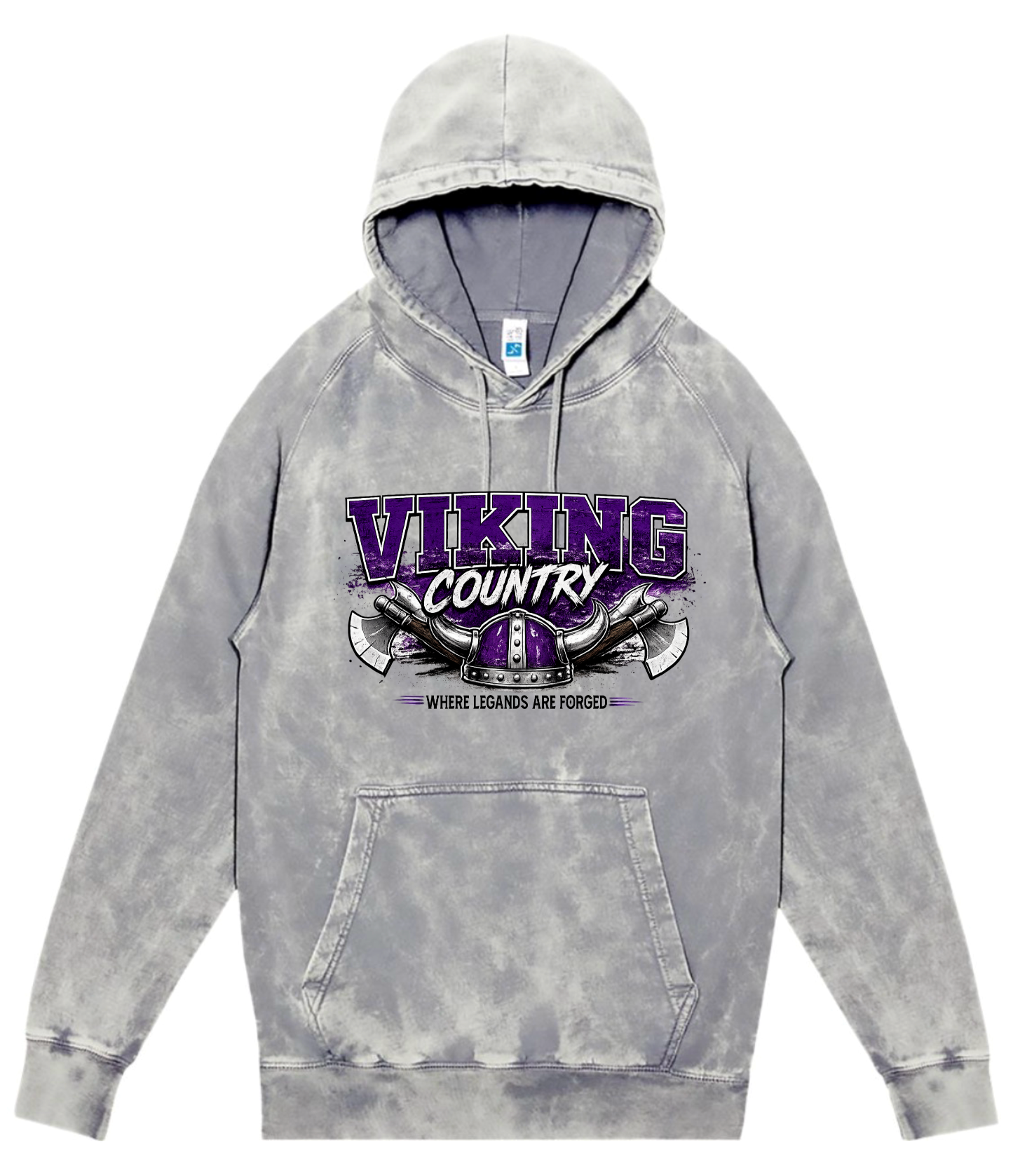 Hoodie - Silver Acid - Pride Country