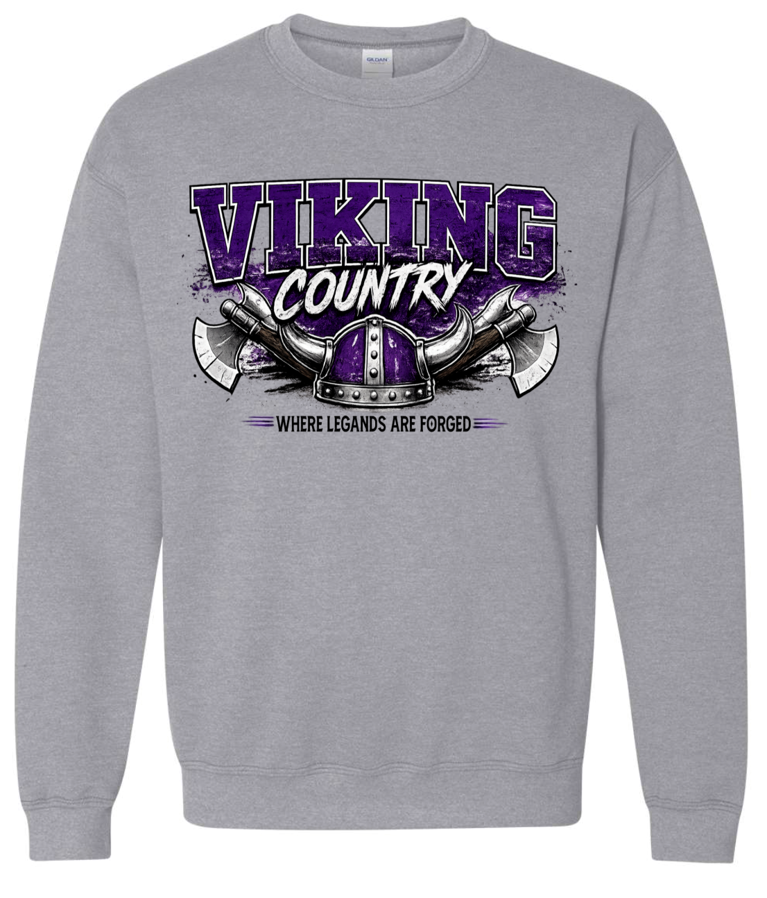 Crew Neck - Sport Grey - Pride Country