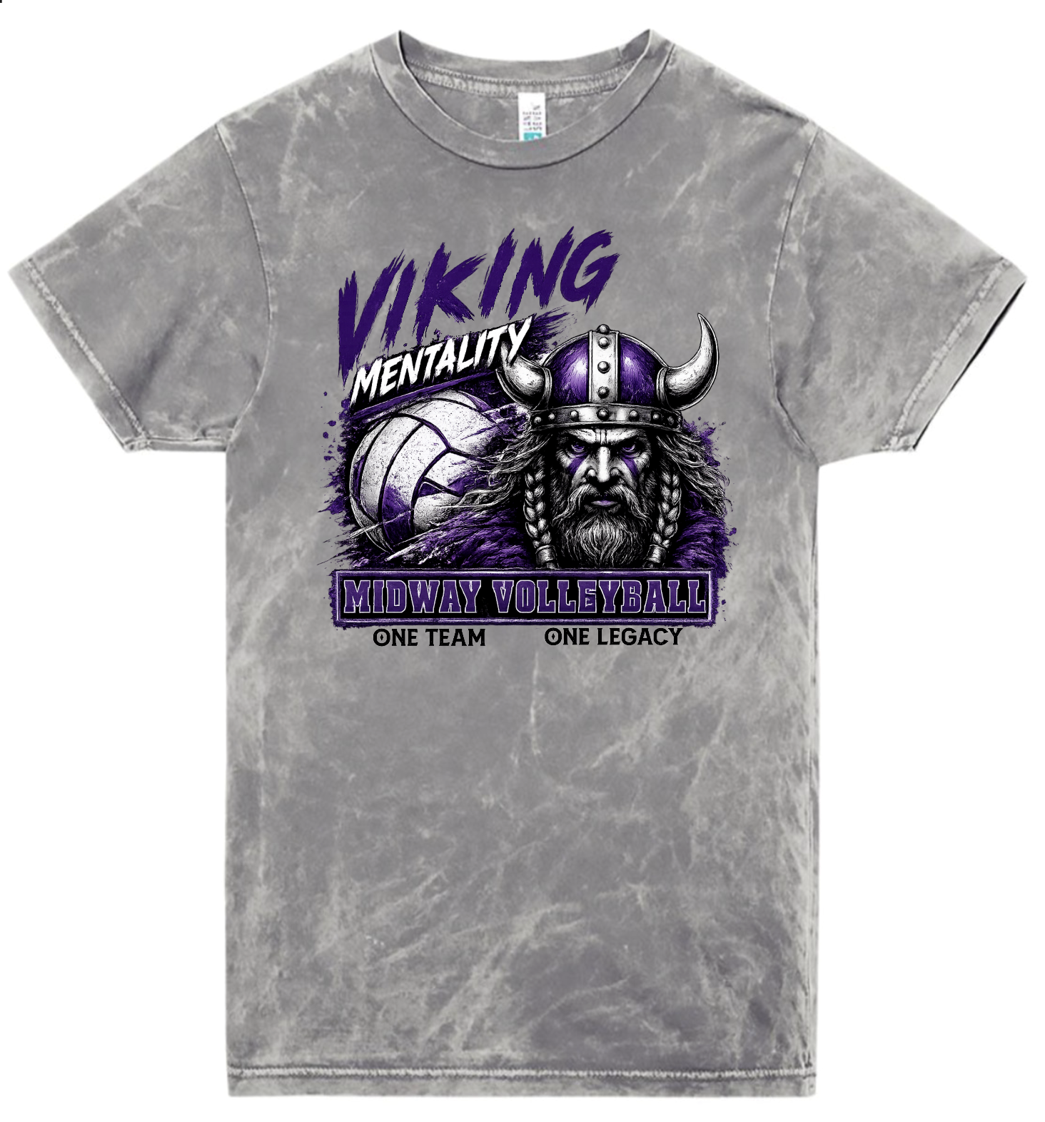 T-Shirt - Silver Acid - Mentality