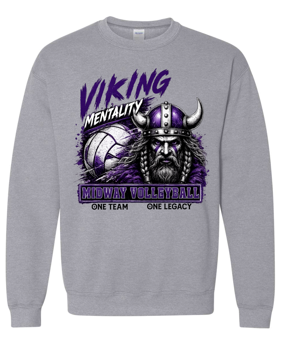 Crew Neck - Sport Grey - Mentality