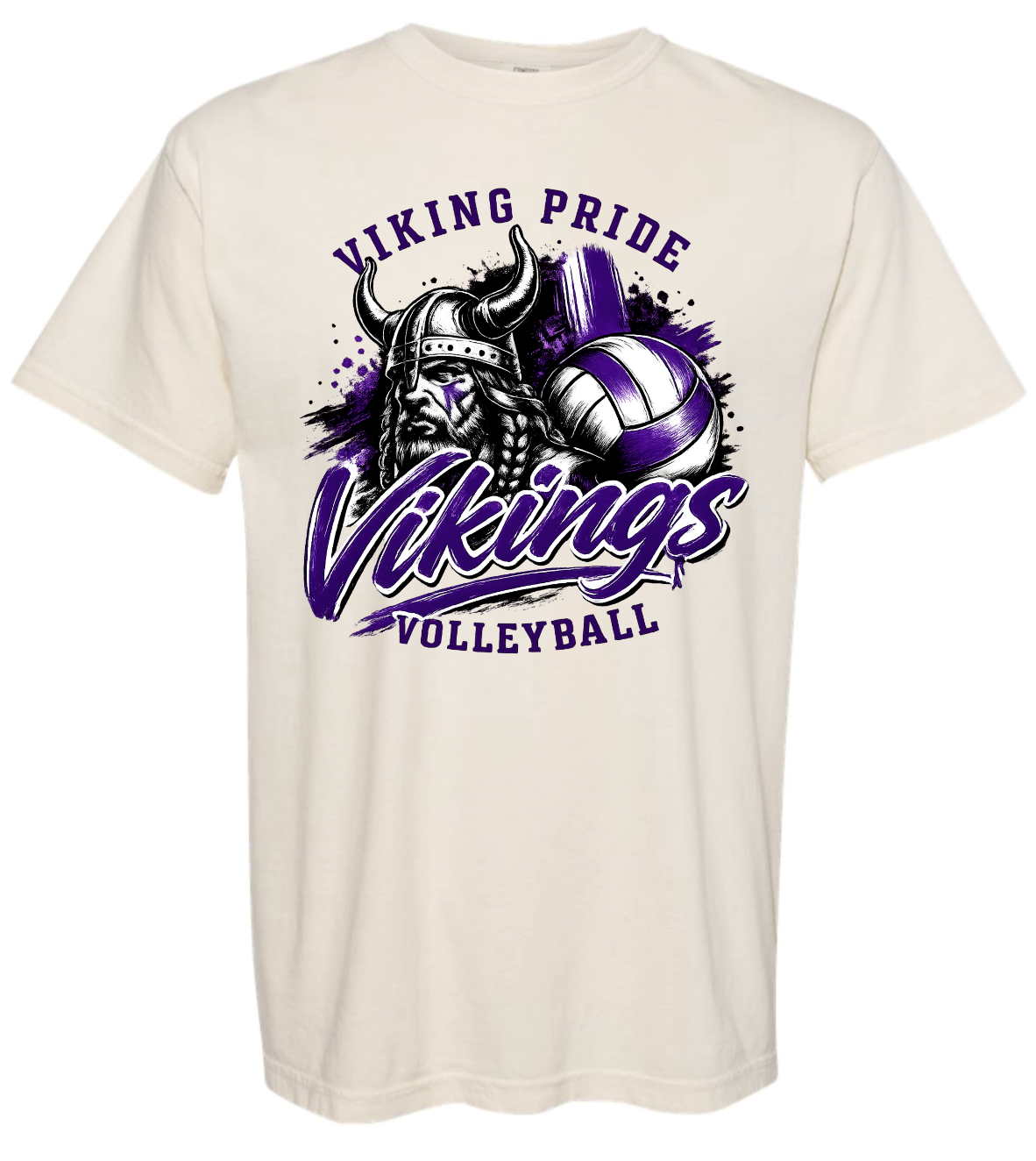 T-Shirt - Ivory - Volleyball Pride