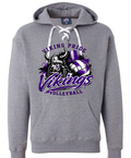 Hoodie lace - Sport Grey - Volleyball Pride