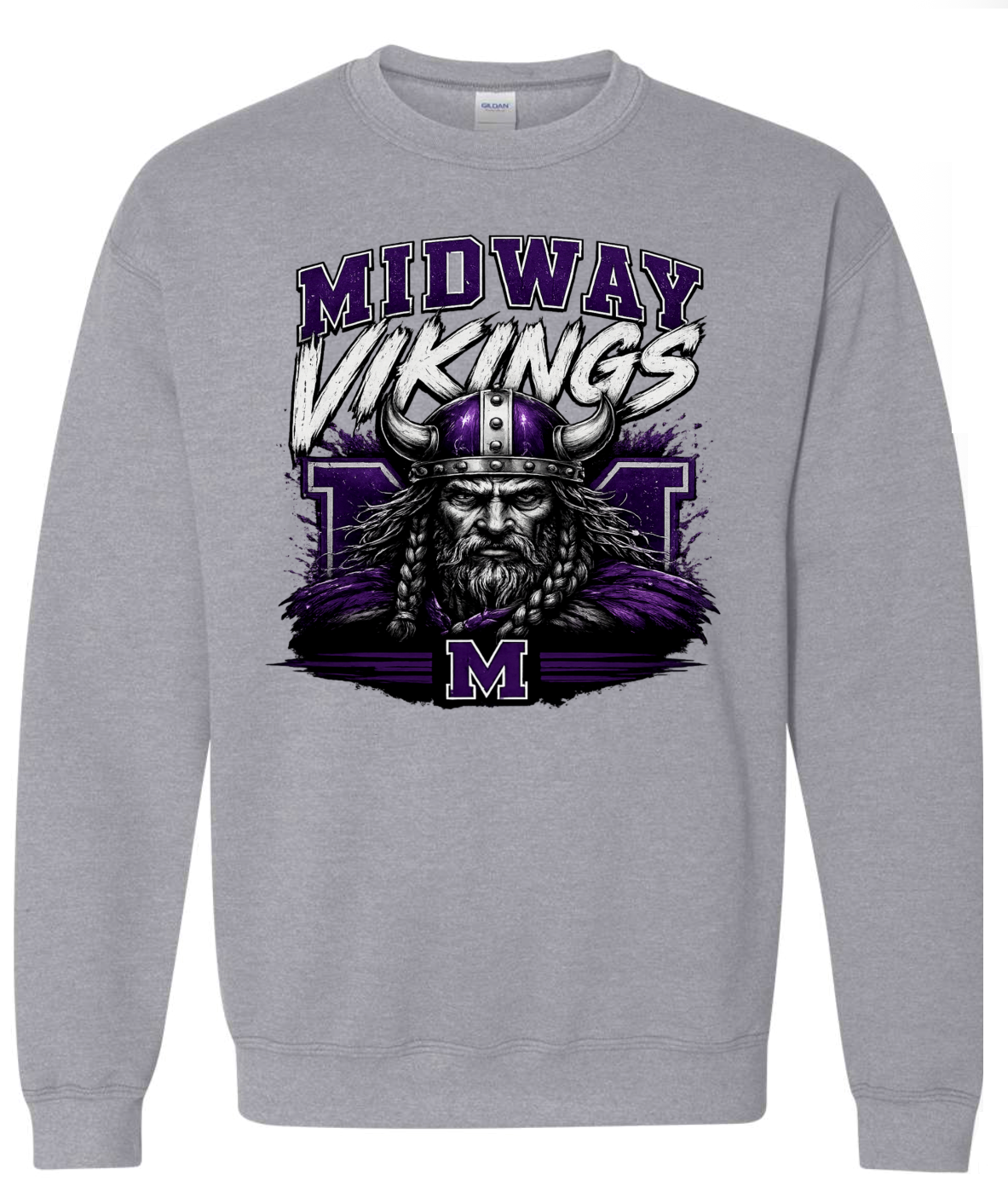 Crew Neck - Sport Grey - M