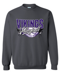 Crew Neck - Charcoal - Drip Volley