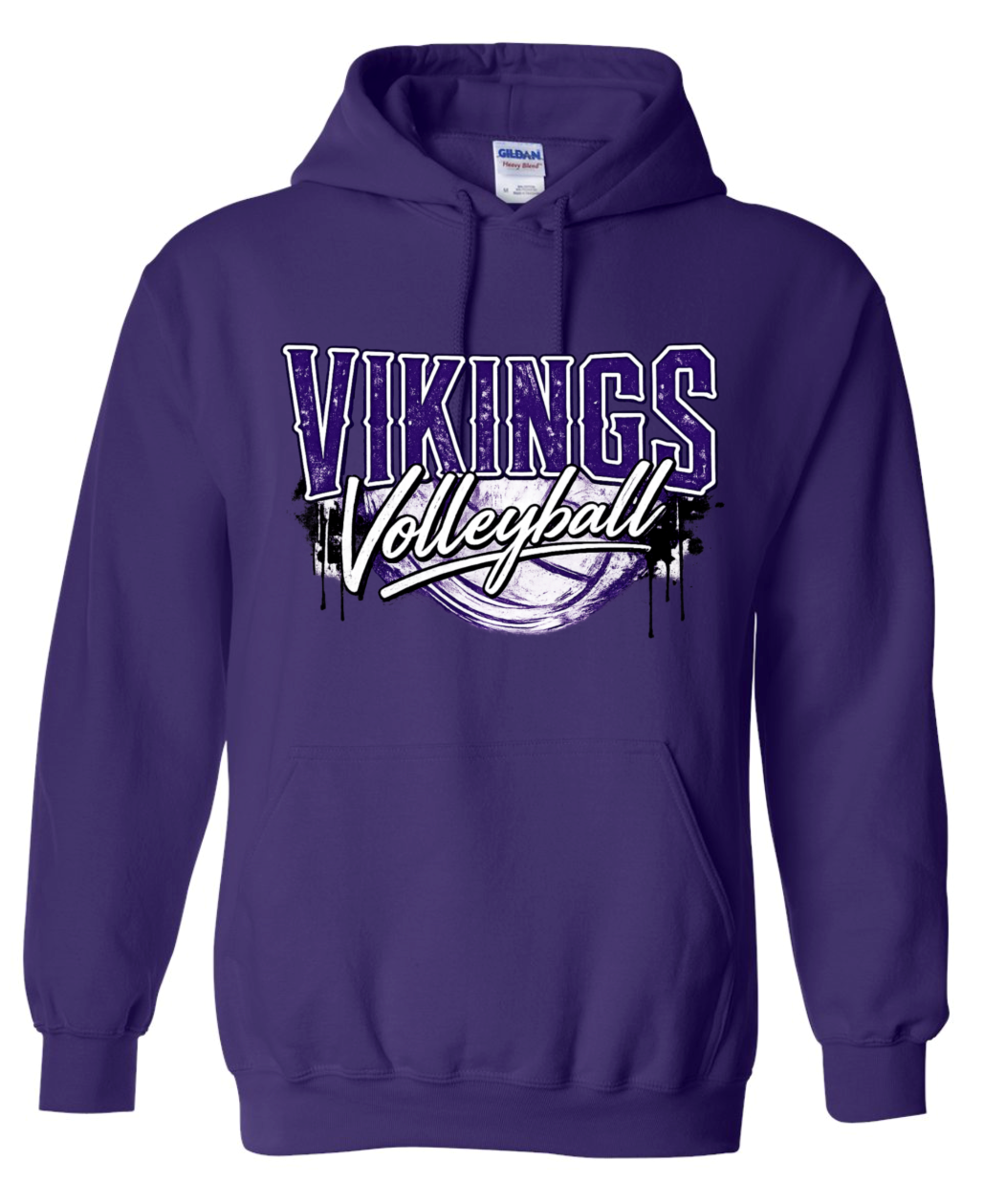 Hoodie - Purple - Drip Volley
