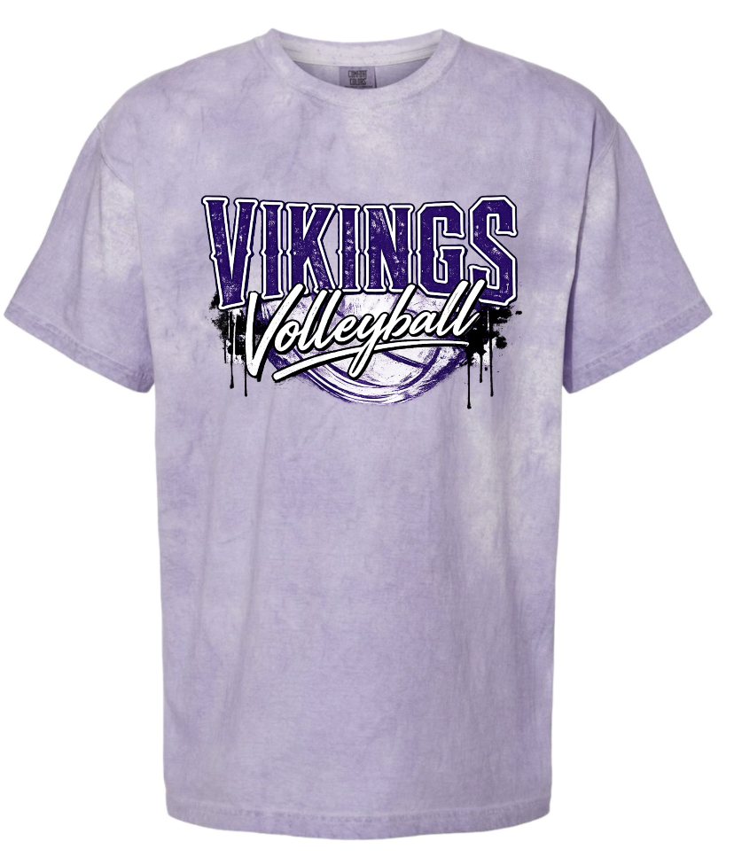 T-Shirt - Purple Smoke - Drip Volley