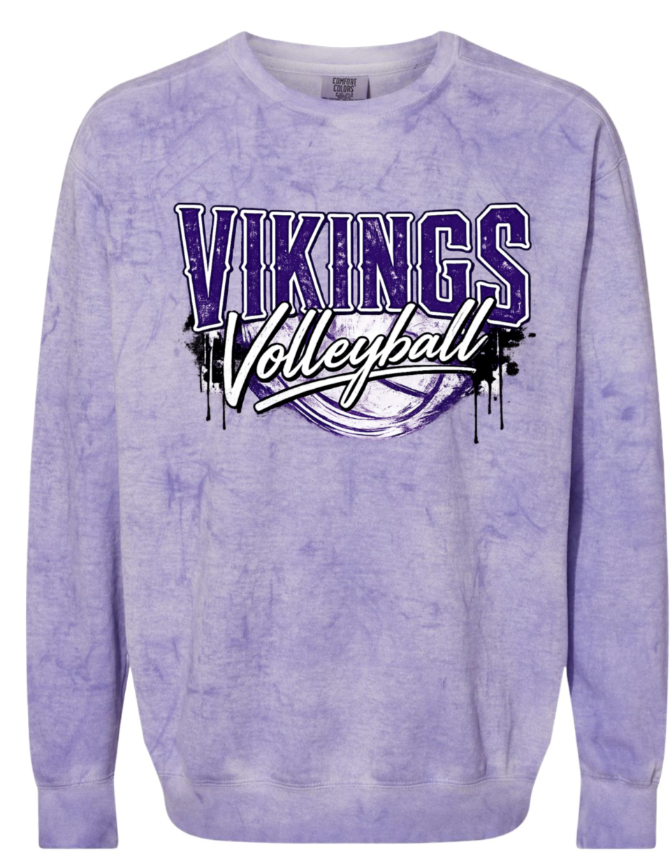 Crew Neck - Purple Smoke - Drip Volley