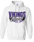 Hoodie - White - Drip Volley