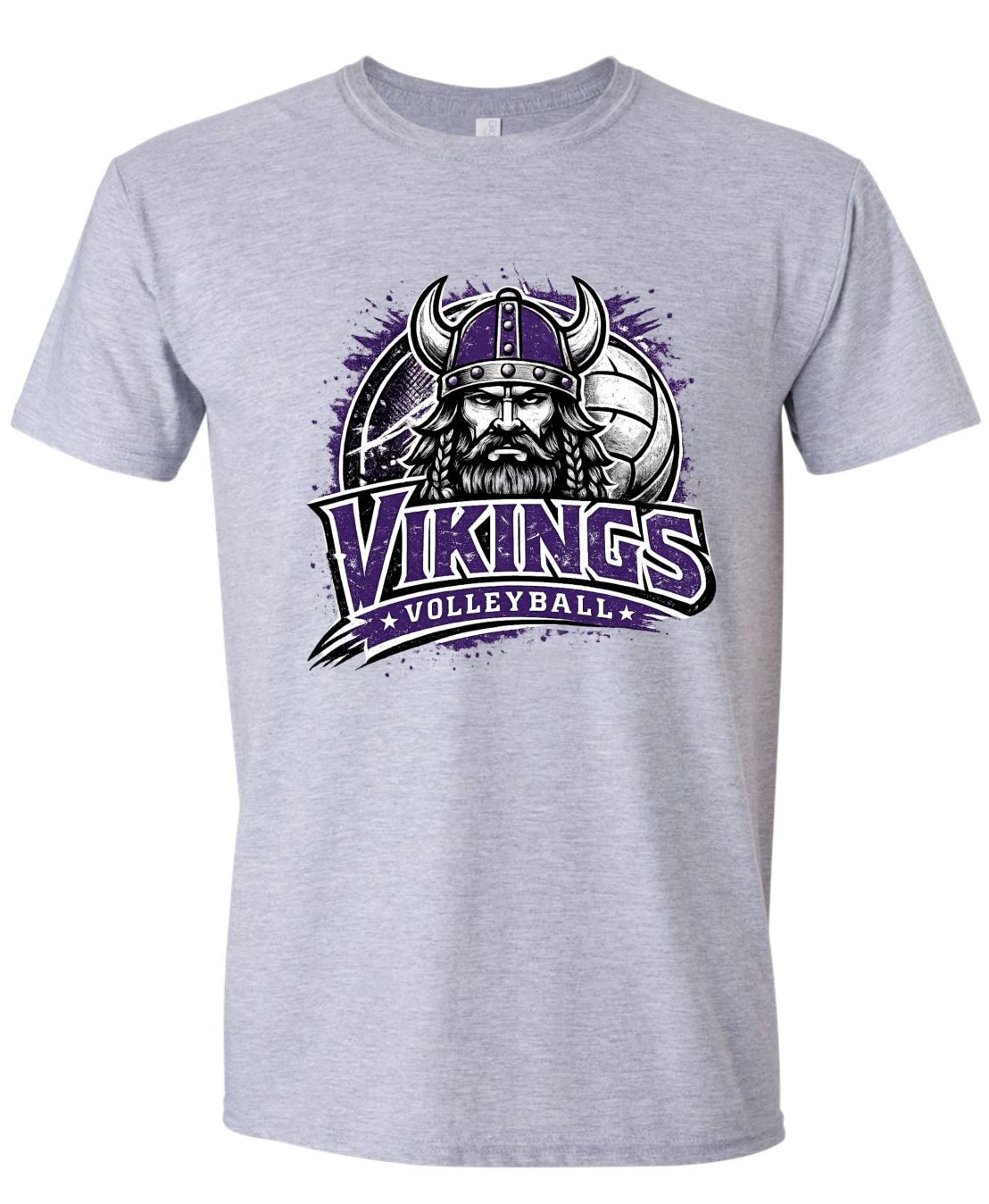 T-Shirt - Sport Grey - Face Viking