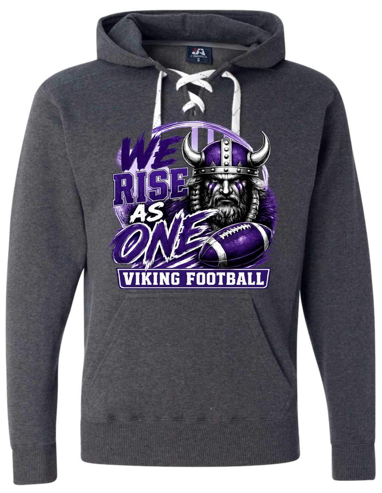 Hoodie lace - Charcoal - We Rise