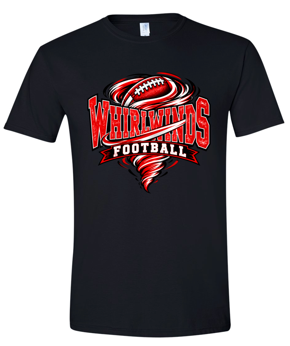 T-Shirt - Black - Whirlwinds