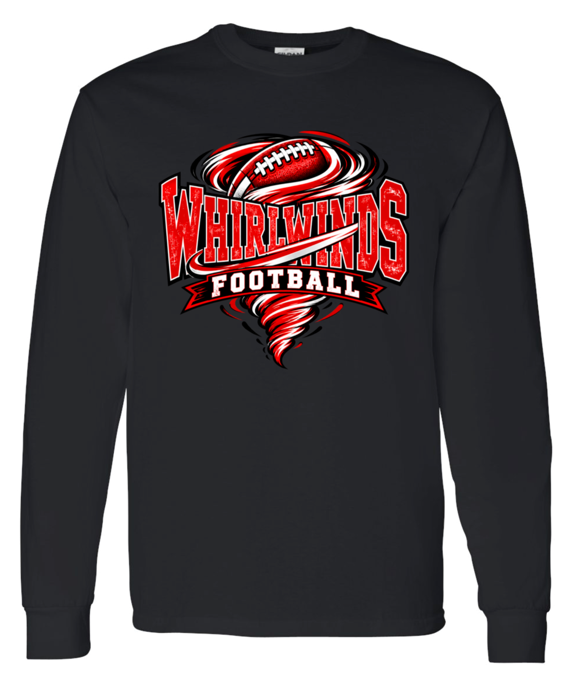 Long Sleeve -  Black - Whirlwinds
