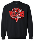 Crew Neck - Black - Whirlwinds
