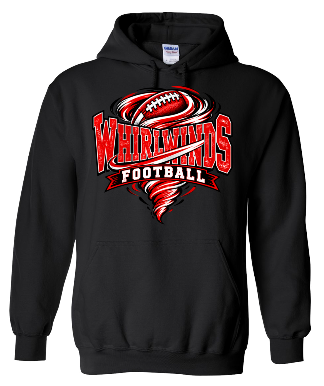 Hoodie - Black - Whirlwinds