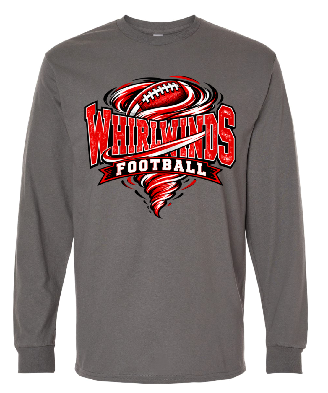 Long Sleeve - Charcoal - Whirlwinds