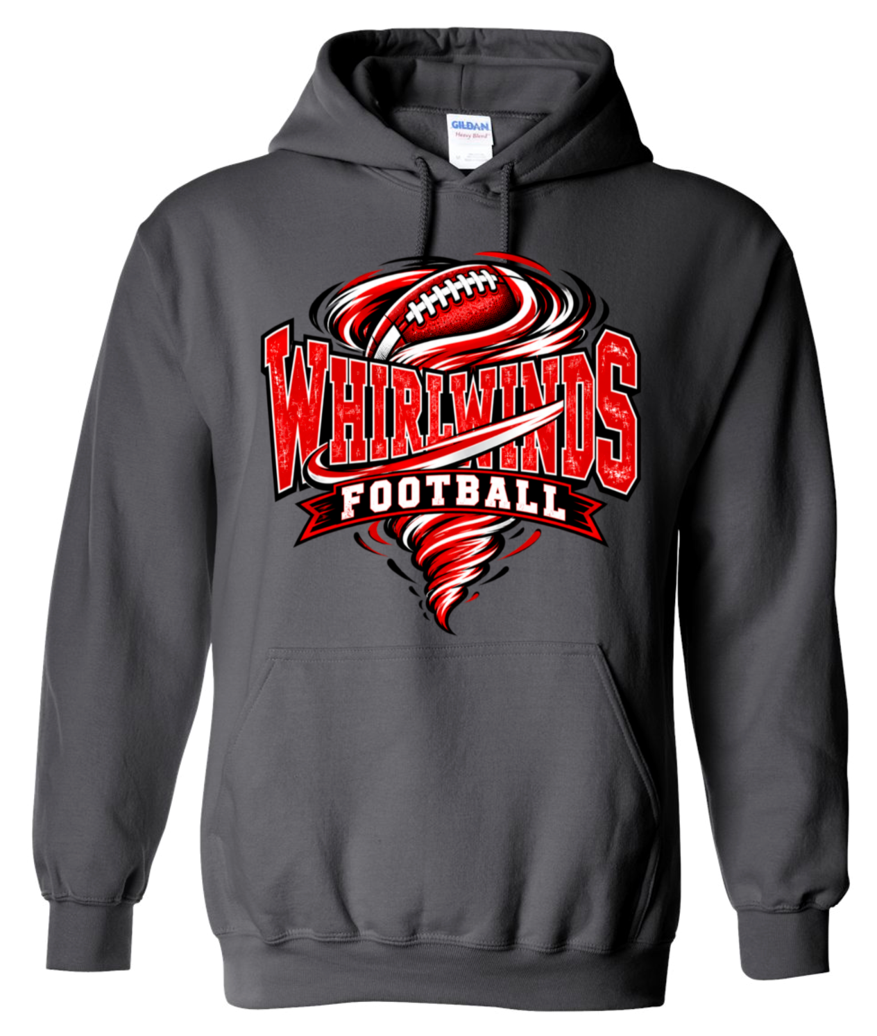 Hoodie - Charcoal - Whirlwinds