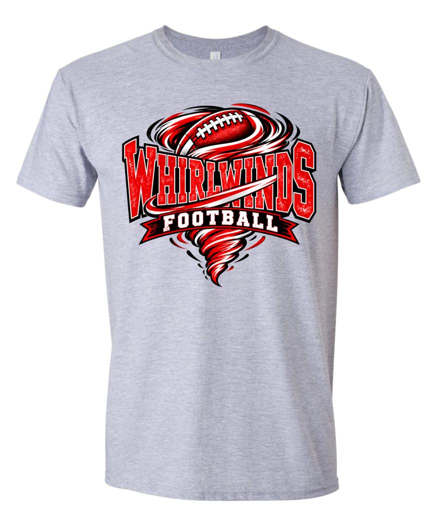 T-Shirt - Sport Grey - Whirlwinds