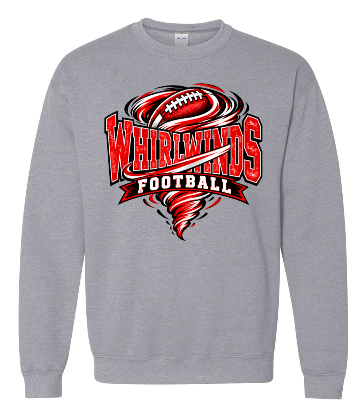 Crew Neck - Sport Grey - Whirlwinds
