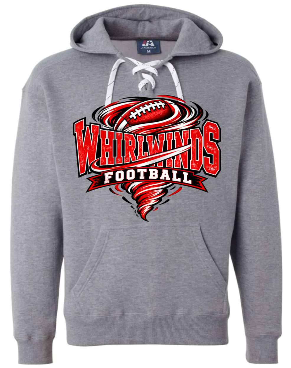 Hoodie lace - Sport Grey - Whirlwinds