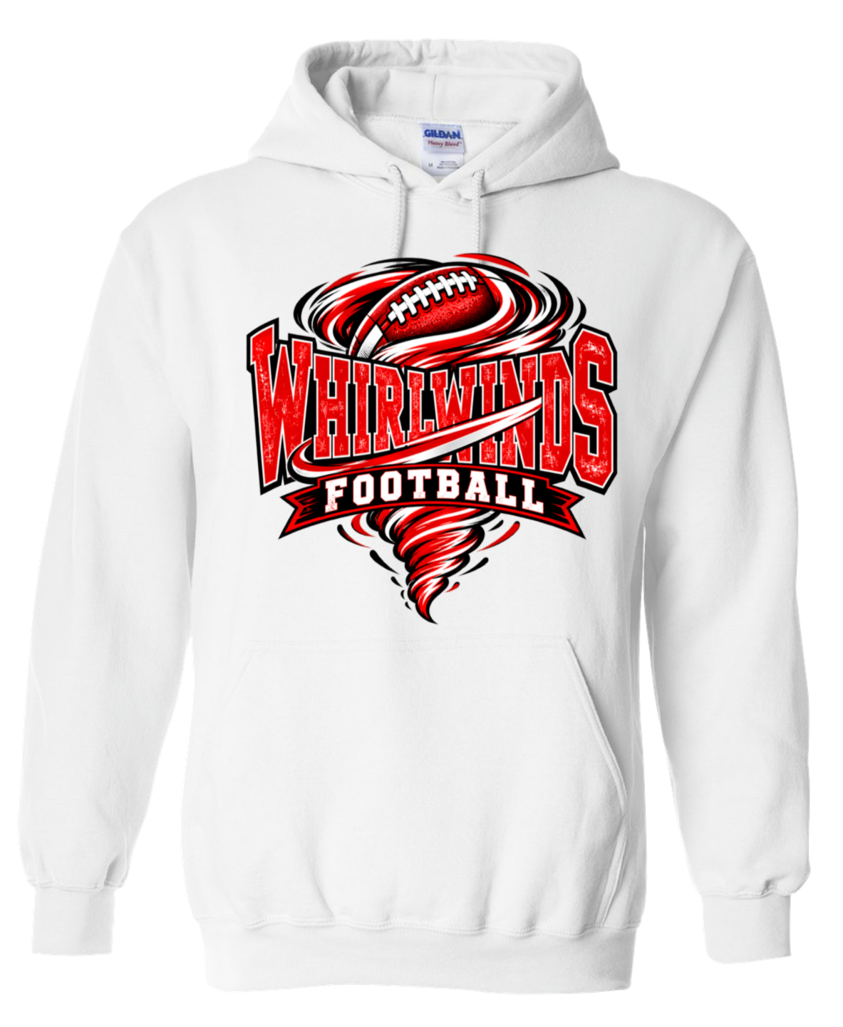 Hoodie - White - Whirlwinds