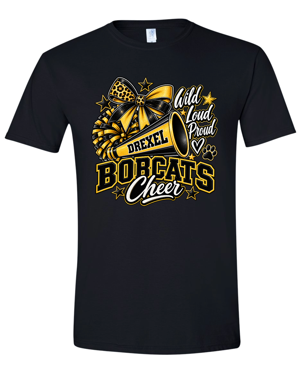 T-Shirt - Black - Wild Loud Proud