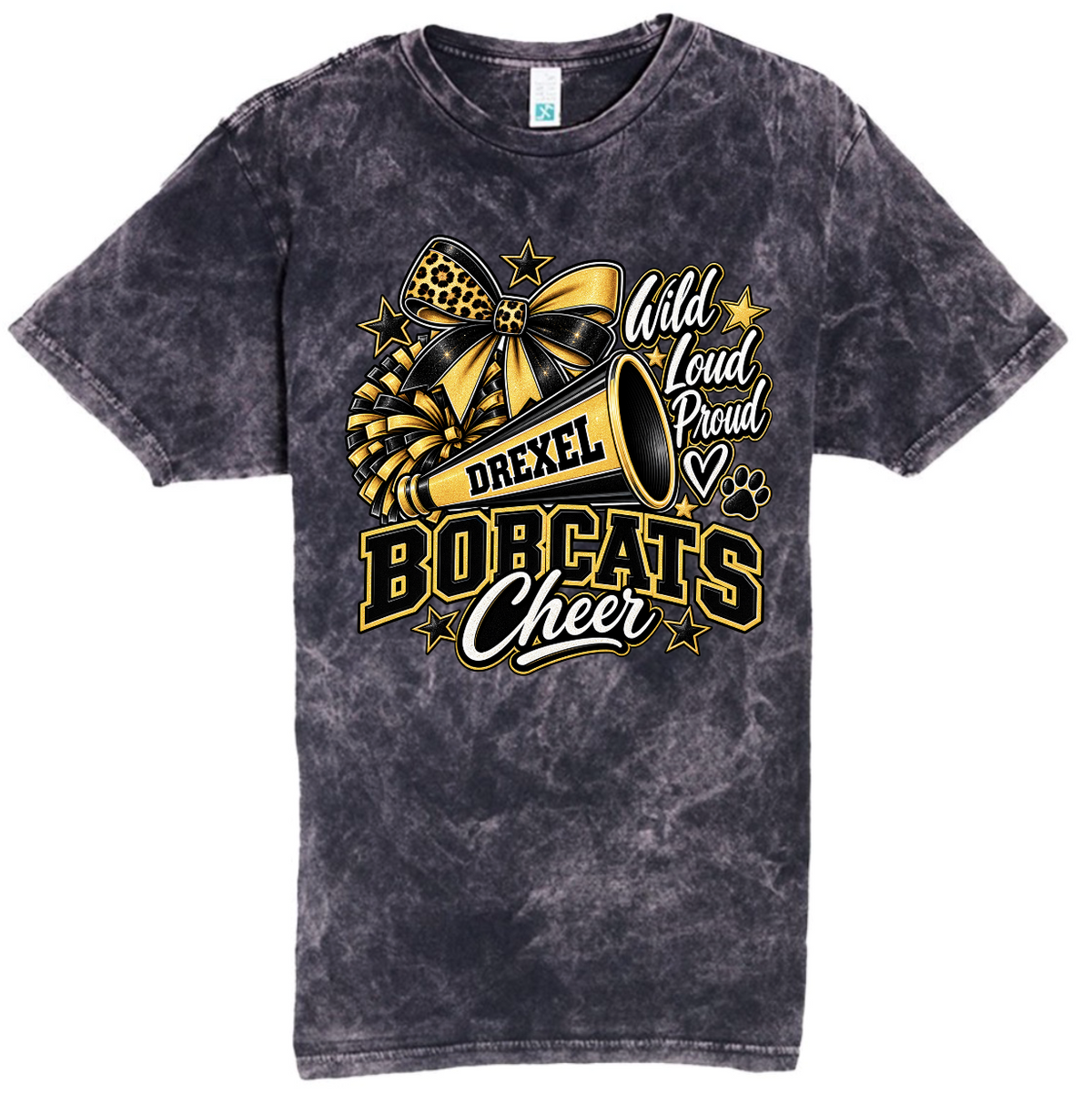 T-Shirt - Black Acid - Wild Loud Proud