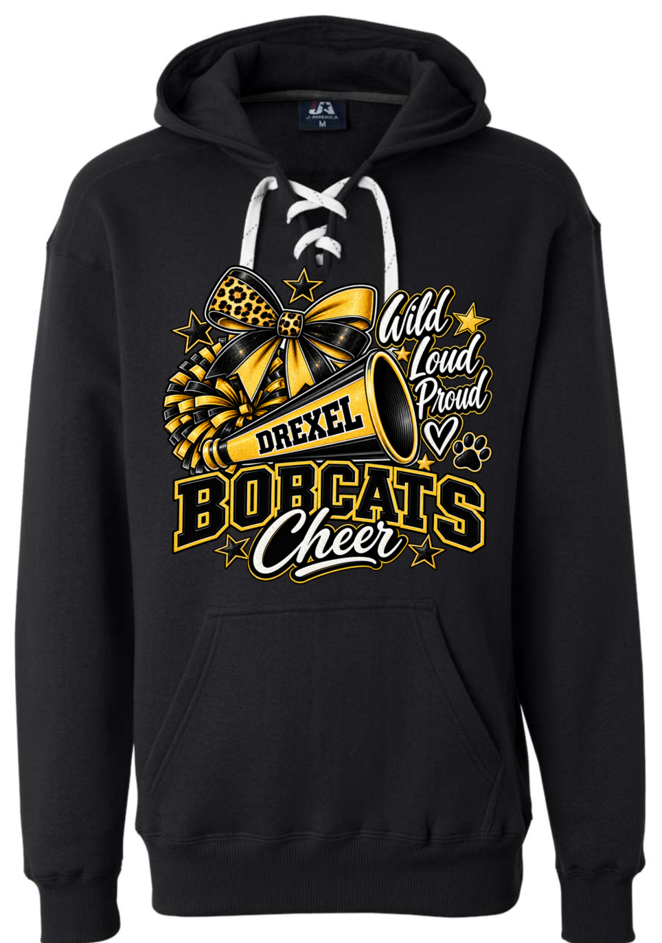 Hoodie lace - Black - Wild Loud Proud
