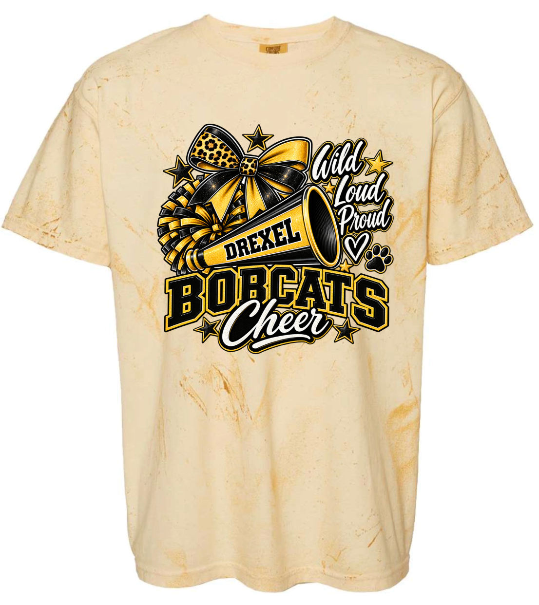 T-Shirt - Gold Smoke - Wild Loud Proud