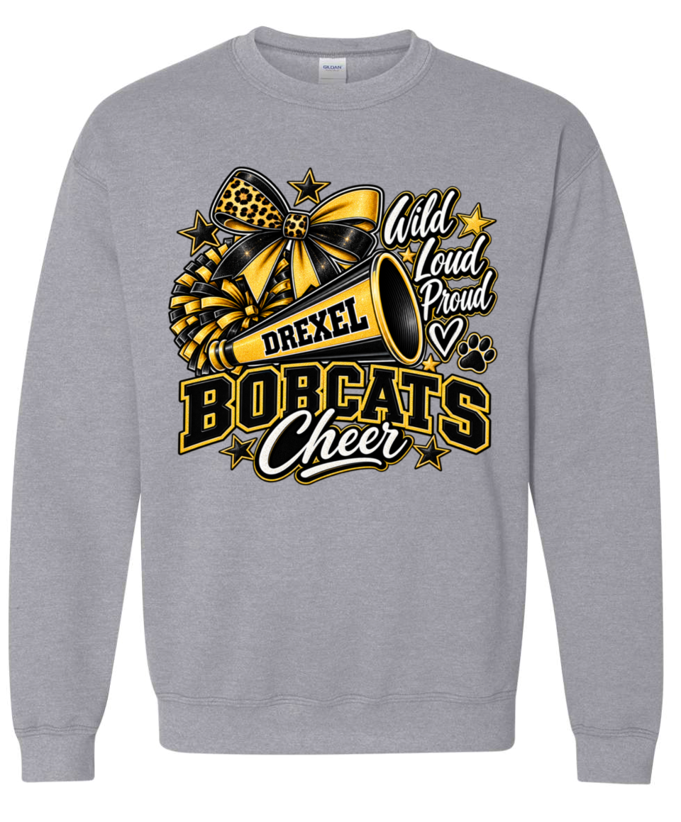 Crew Neck - Sport Grey - Wild Loud Proud