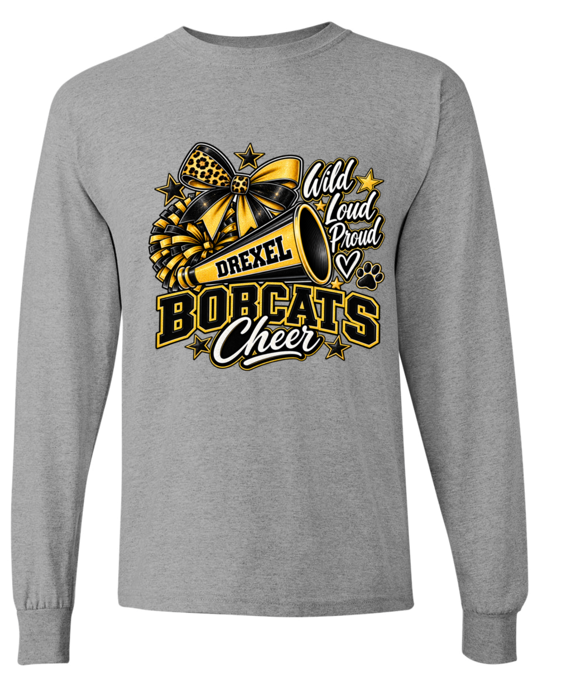 Long Sleeve - Sport Grey - Wild Loud Proud