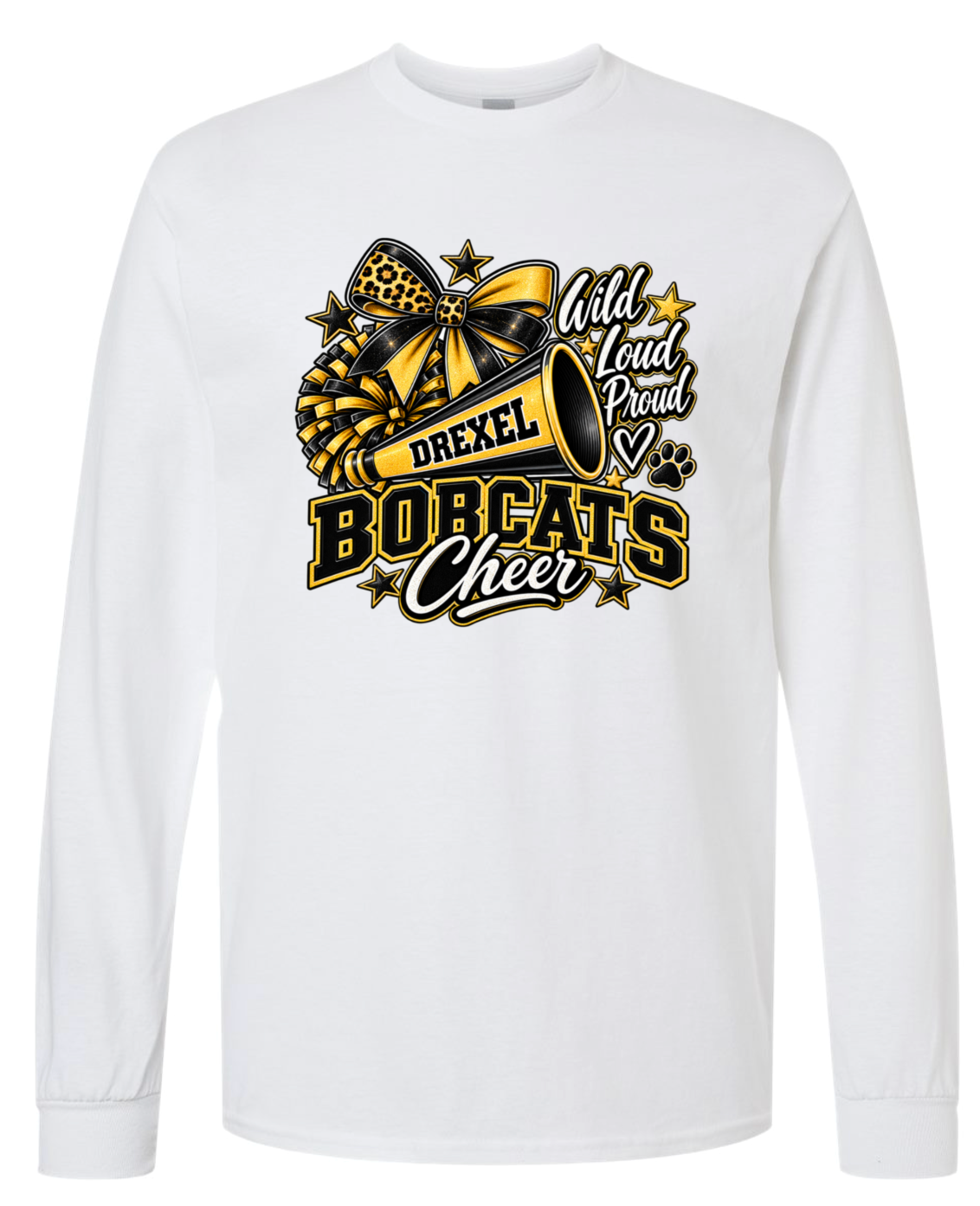 Long Sleeve - White - Wild Loud Proud