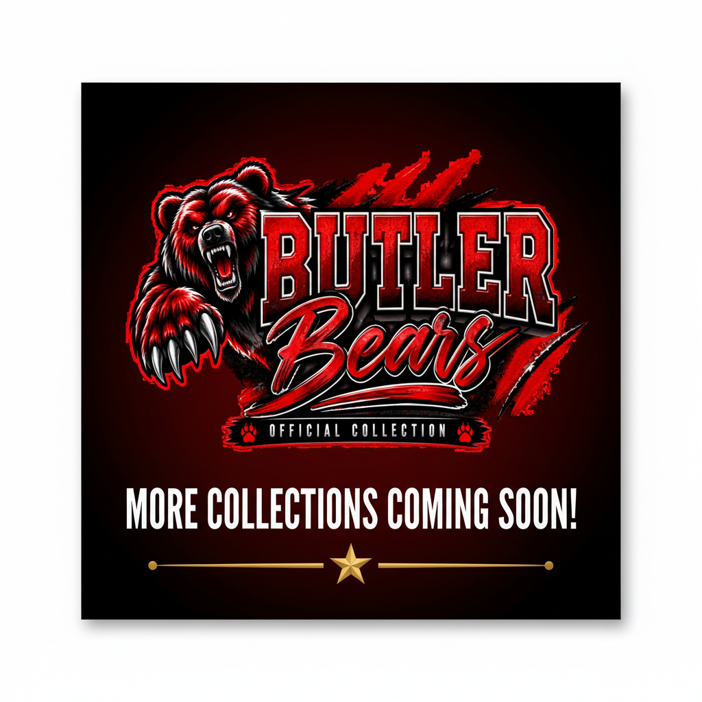 Butler Bears Coming Soon - Dark Red