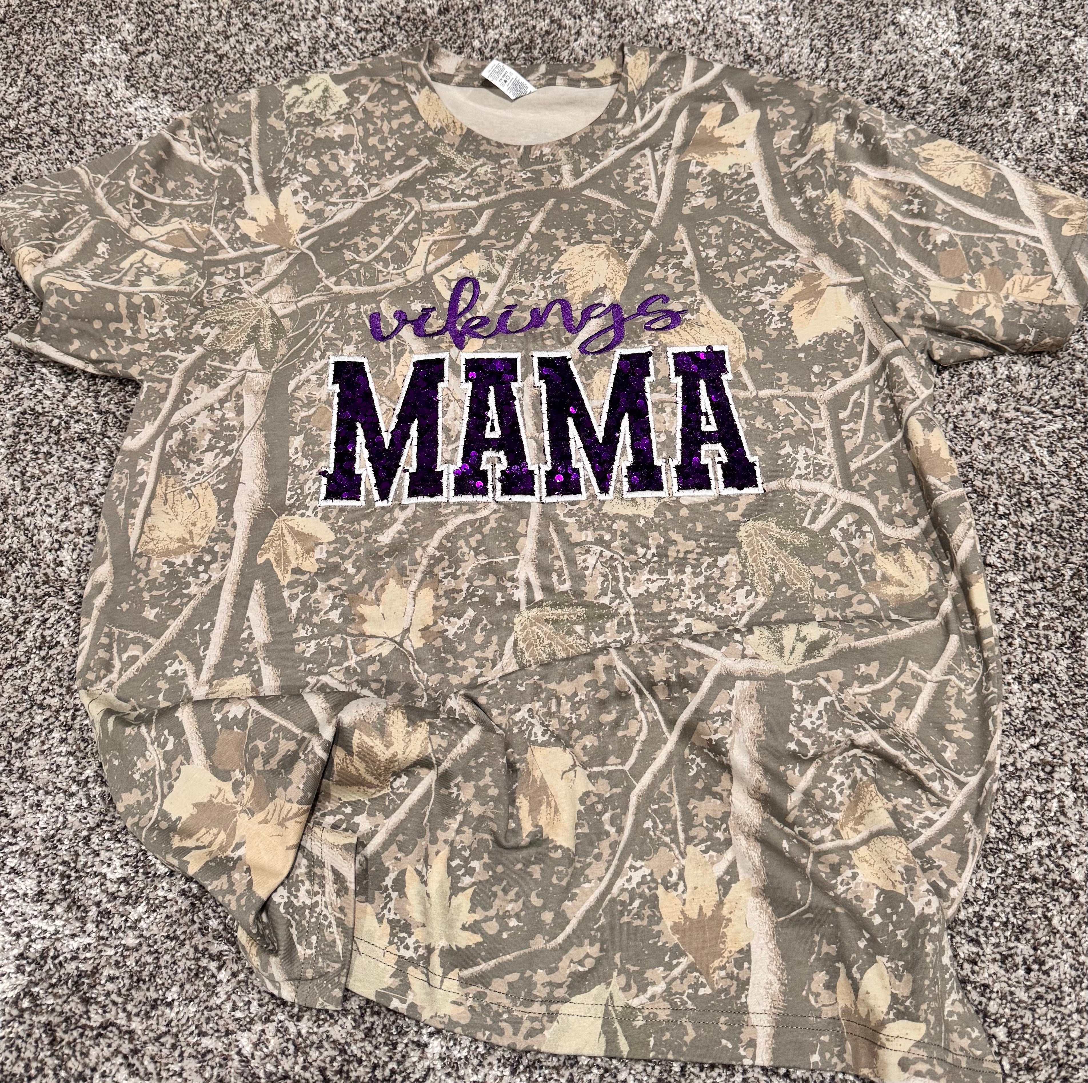 T-Shirt - Deadwood Camo - Embroidered Mama