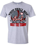 T-shirt Grey Thou Shall Not Steal 2