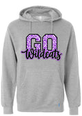 Hoodie Gray Wildcats Go Cats