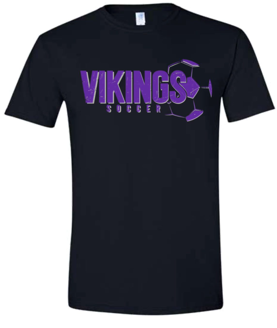 T-Shirt Black Viking Soccer Right 15